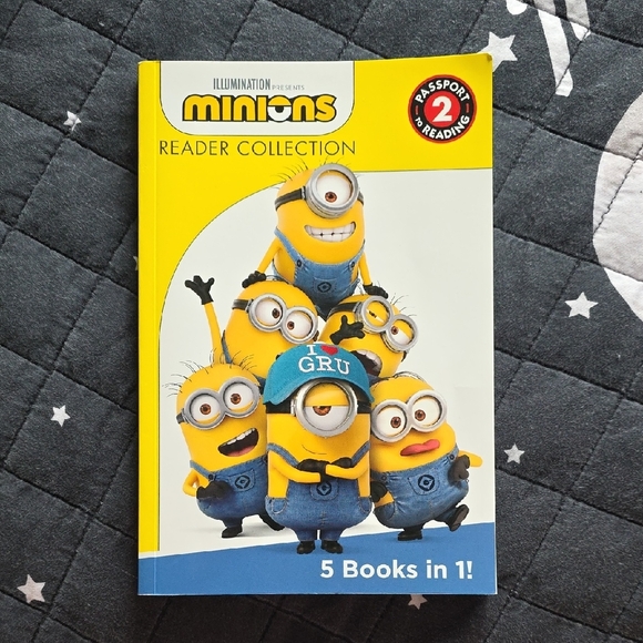 🦕 Minions Reader Collection Book - 5 Stories In 1 Book - Picture 1 of 1